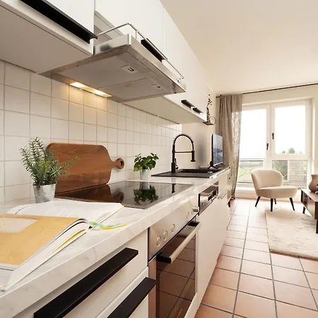 Daire Strandhaus Am Yachthafen Hafensicht