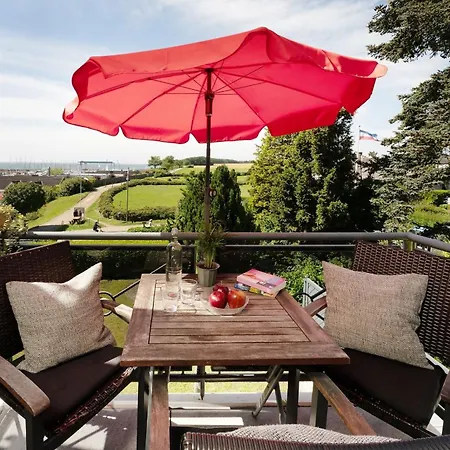 Daire Strandhaus Am Yachthafen Hafensicht *